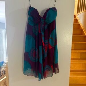 Smart Set Multicolor Strapless Dress